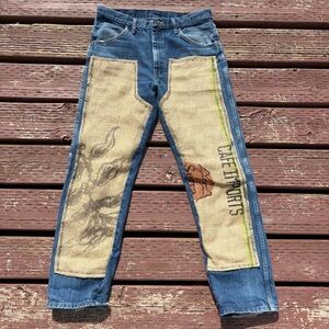 “Rustler” Distressed & Custom Jeans